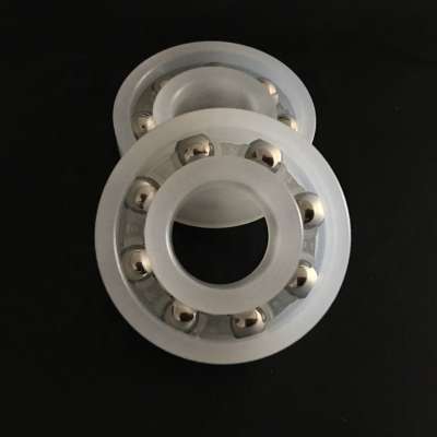 Corrosion-resistant PP Plastic ball bearing 6201 12*32*10mm